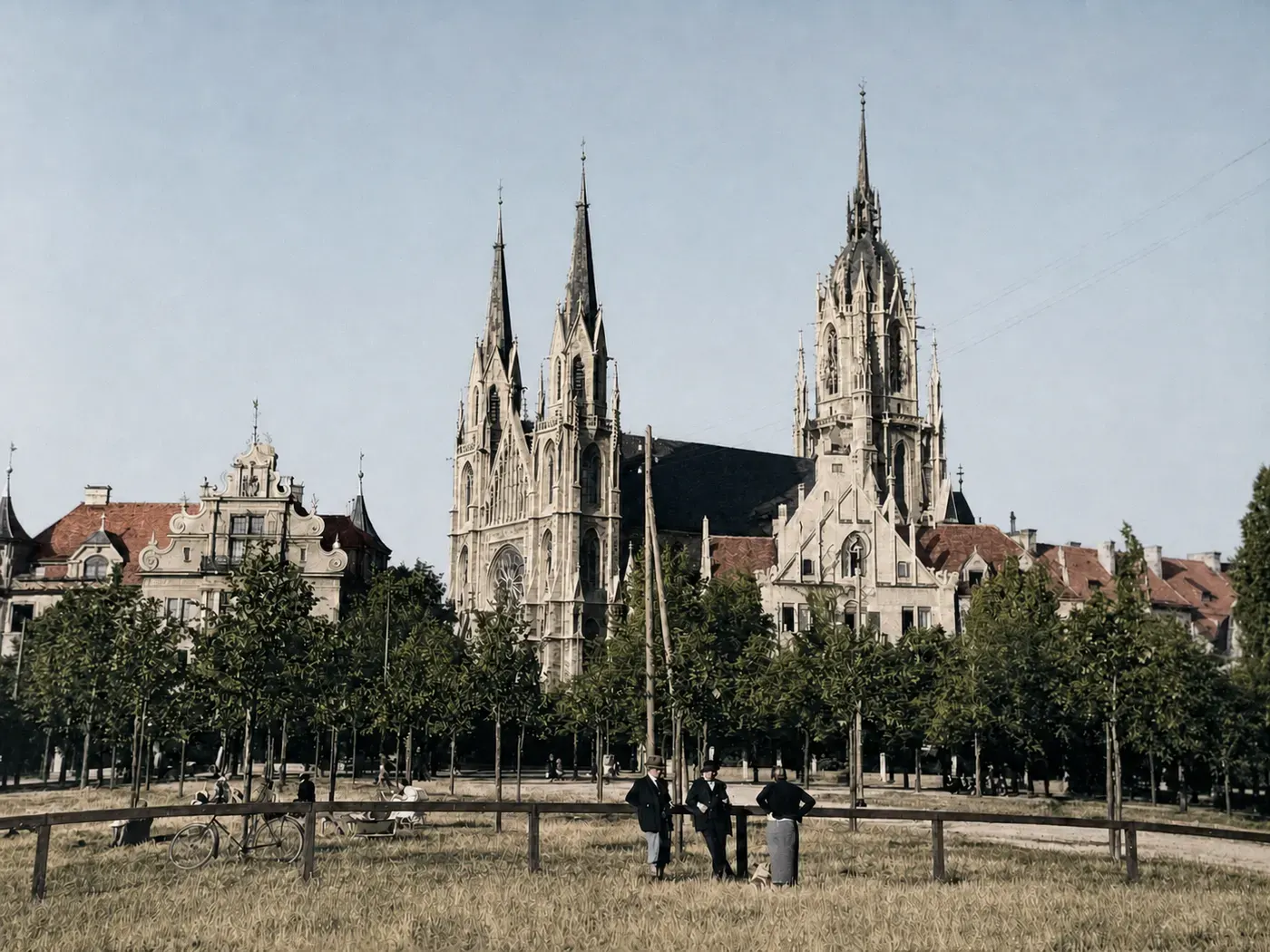 Ruhe vor Beginn des Oktoberfests, 1937