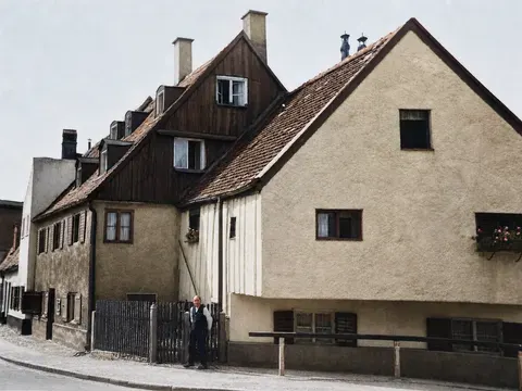 Wohn- und Arbeitshof in der Münchner Au, 1937