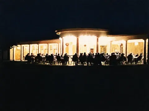 Abendgesellschaft im Hotel Bad Schachen am Bodensee, 1935