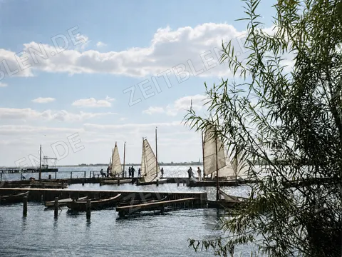 Segelboote im Hafen der Prenzlauer Segler