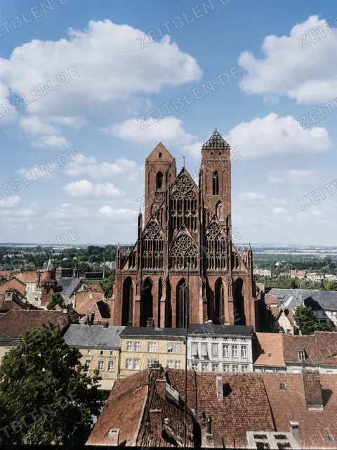 Ostgiebel der Marienkirche in Prenzlau