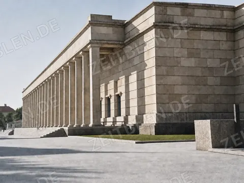 Baudetail am Haus der Deutschen Kunst in München