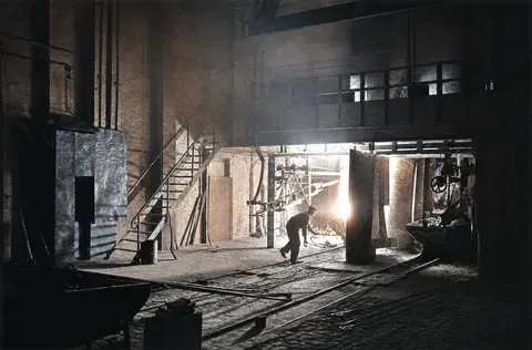 Lichtbogenofen im Wiede’s Carbidwerk Freyung