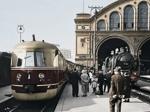 Der „Fliegende Münchner“ am Berliner Anhalter Bahnhof