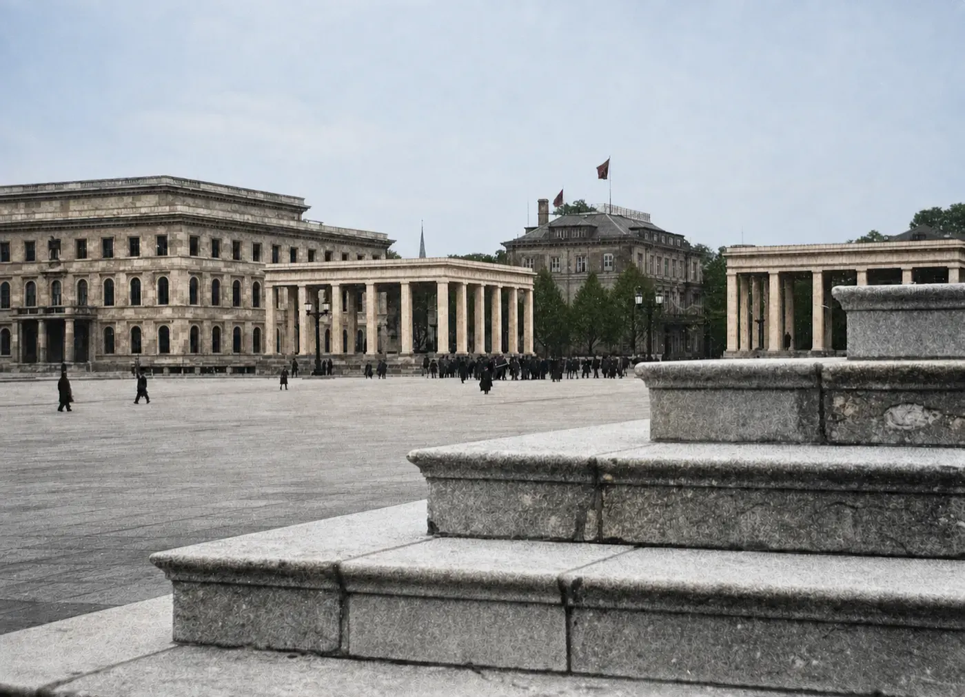 Blick über den nationalsozialistisch umgestalteten Königsplatz