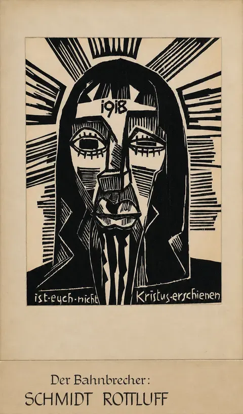 Karl Schmidt-Rottluffs „Kristus“ in der NS-Propagandaausstellung „Entartete Kunst“