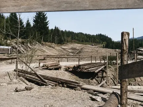 Baustelle der Reichsautobahn bei Frasdorf