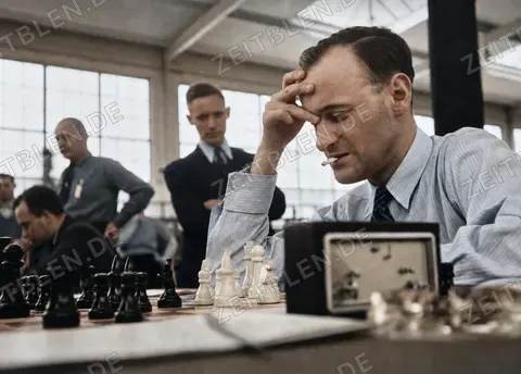 Schachspieler unter Zeitdruck