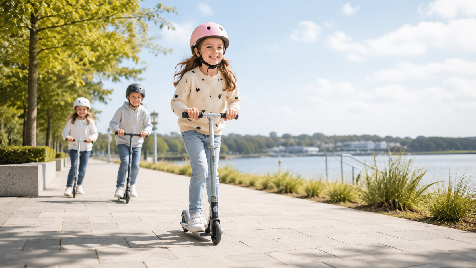 Fun and active outdoor transport for children.
