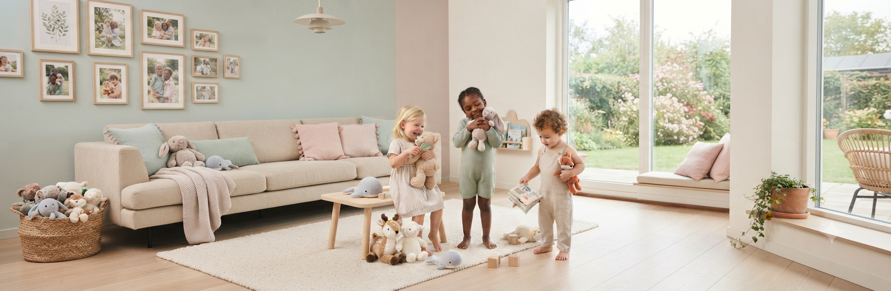 Soft cuddly companion for young children.