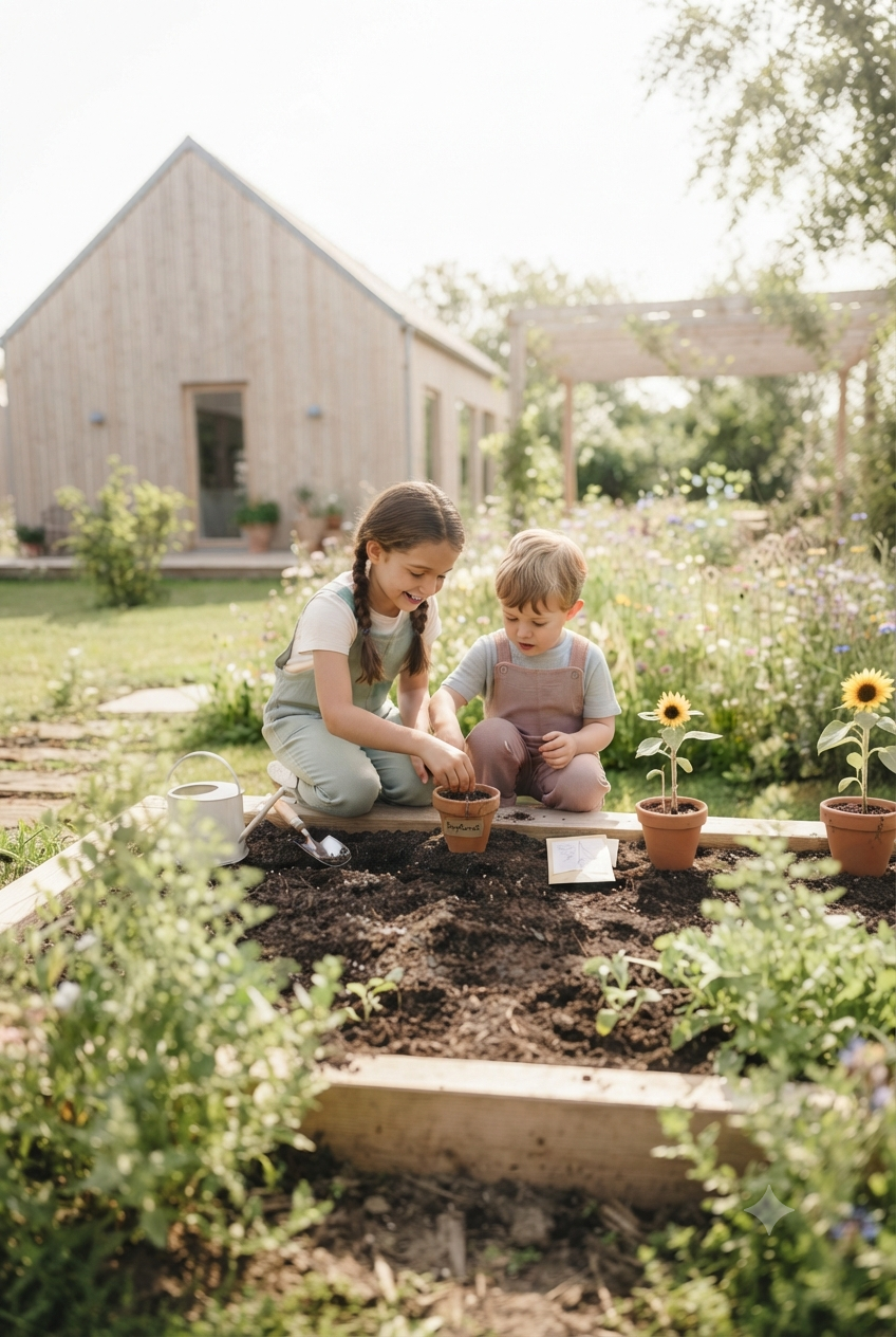 Grow sunflowers from seed to bloom.