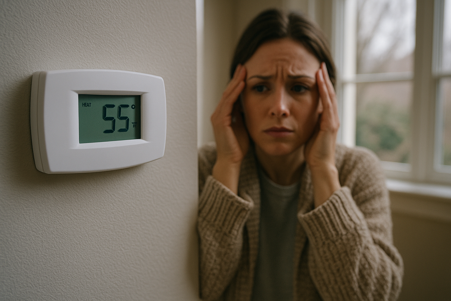 HVAC — No-heat / no-AC calls booked automatically