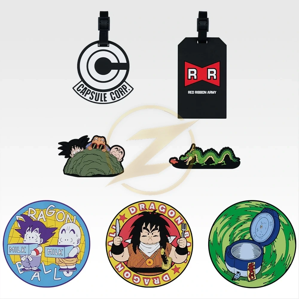 Set de Llaveros y Parches Dragon Ball original