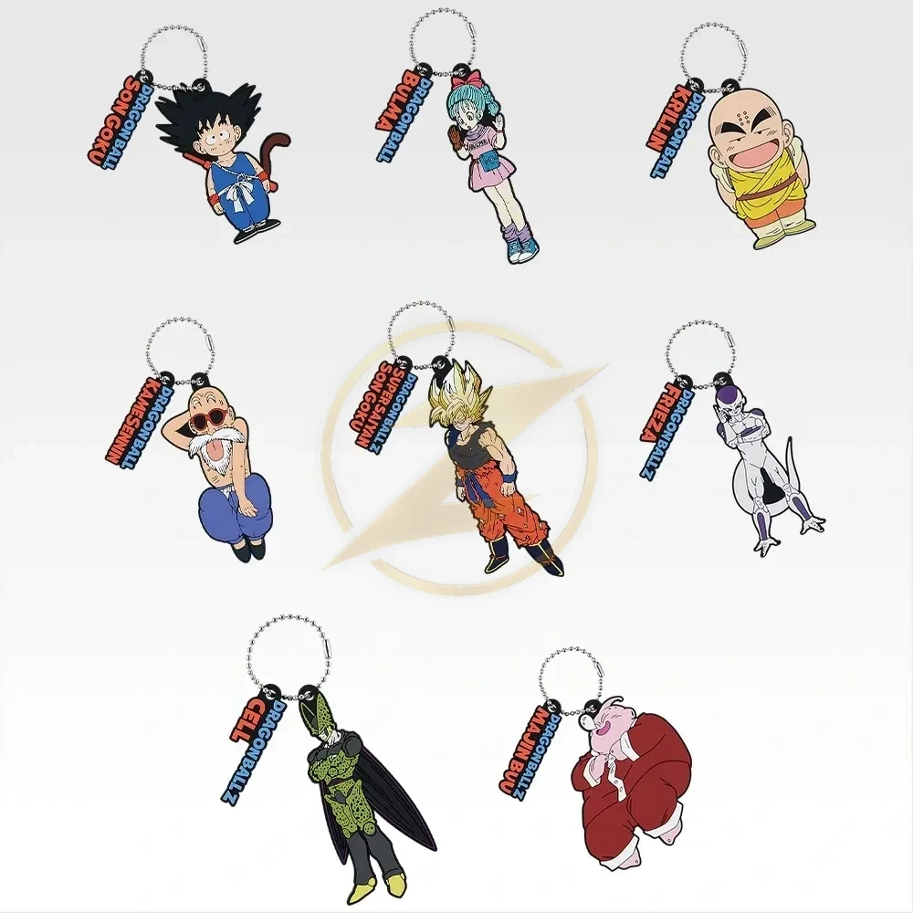 Llavero Dragon Ball (Goku, Bulma, Krillin, Kamesennin, Super Saiyan Goku, Freezer, Cell, Majin Boo) original