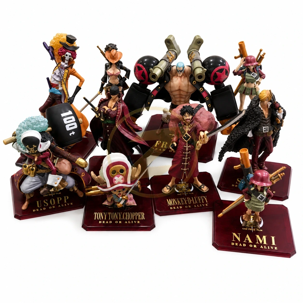 One Piece Dead or Alive - Set Sombrero de Paja (Luffy, Zoro, Sanji, Nami, Usopp, Chopper, Robin, Franky, Brook) original