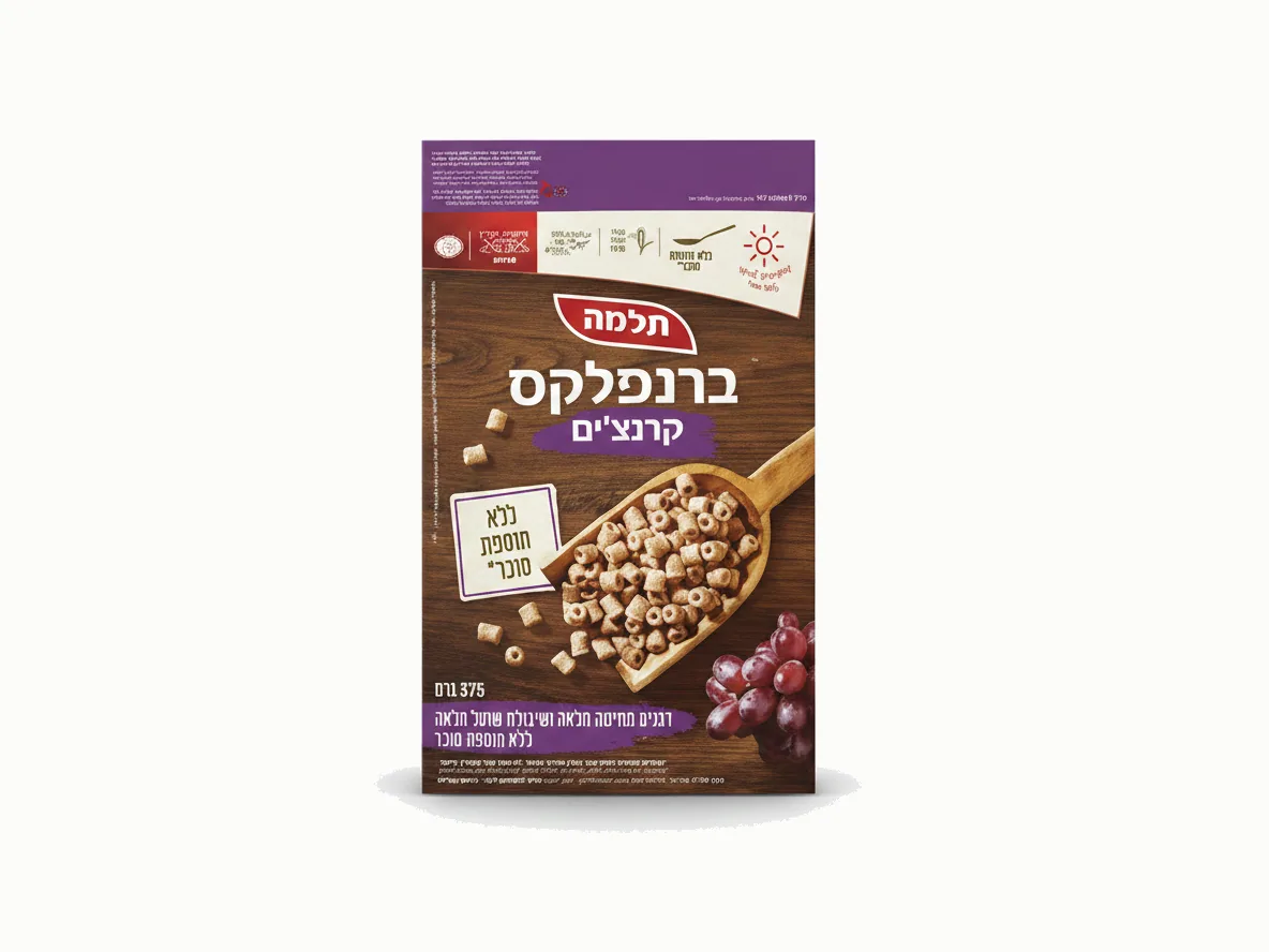 ברנפלקס קראנצ'יז, ללא תוספת סוכר
