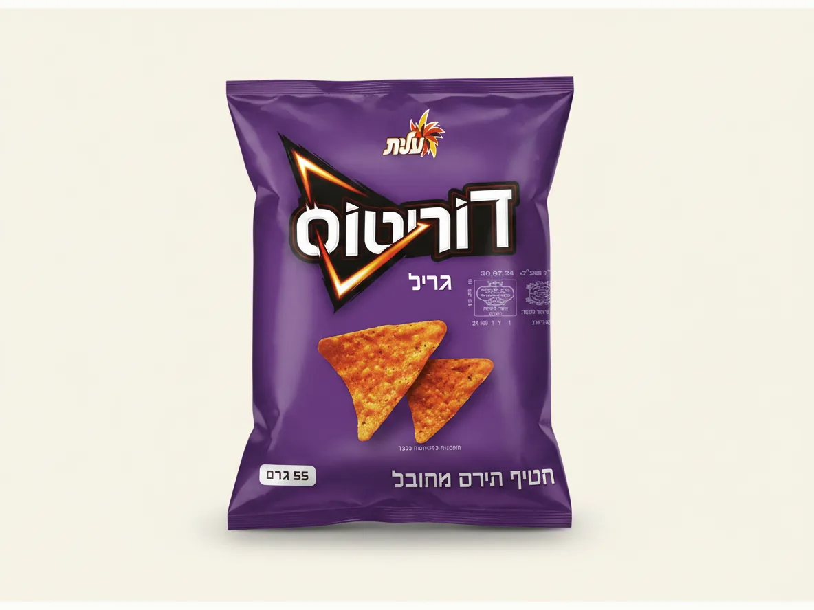 חטיף תירס בטעם גריל דוריטוס