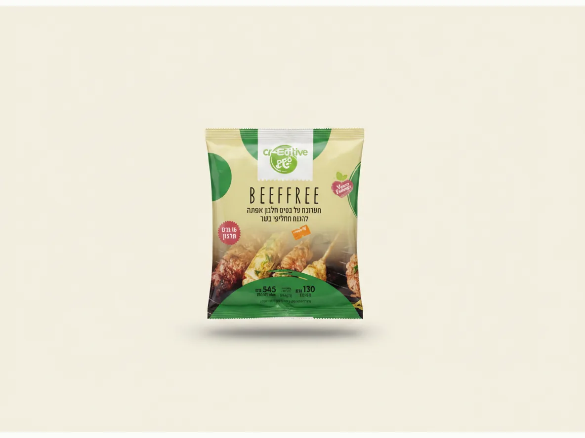 Beeffree חטיפים מבוססי חלבון אפונה להכנת תחליפי בשר