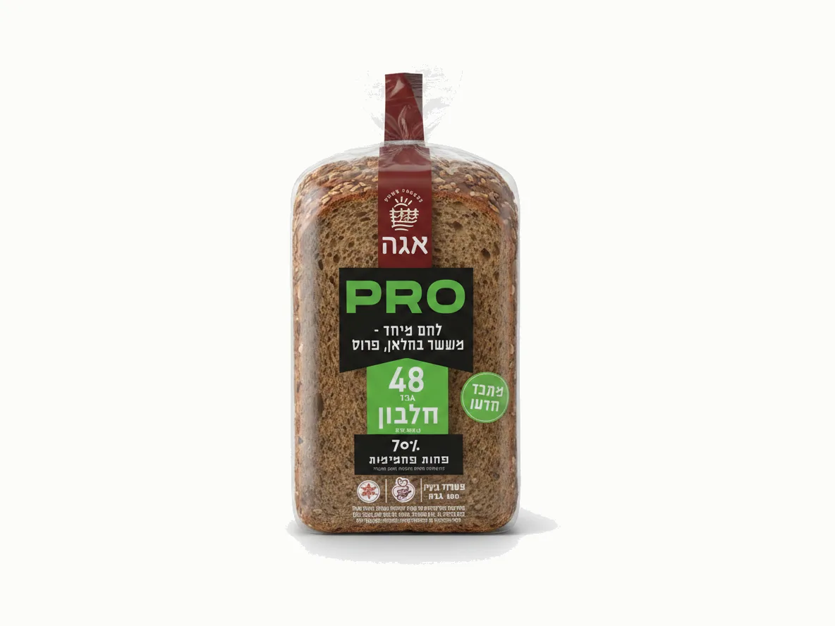 PRO Strong לחם מועשר בחלבון, פרוס, 28 גרם חלבון