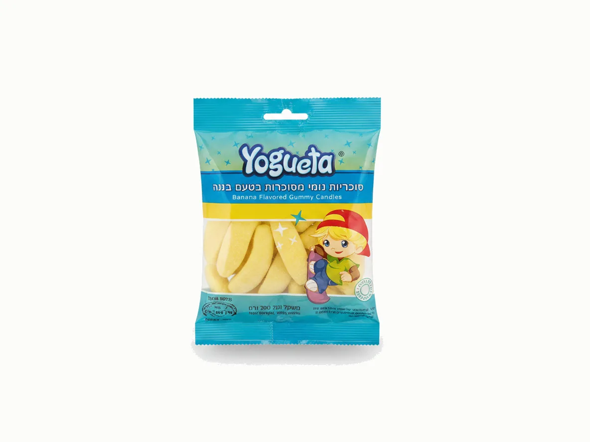 Yogueta Banana Flavored Gummy Candies