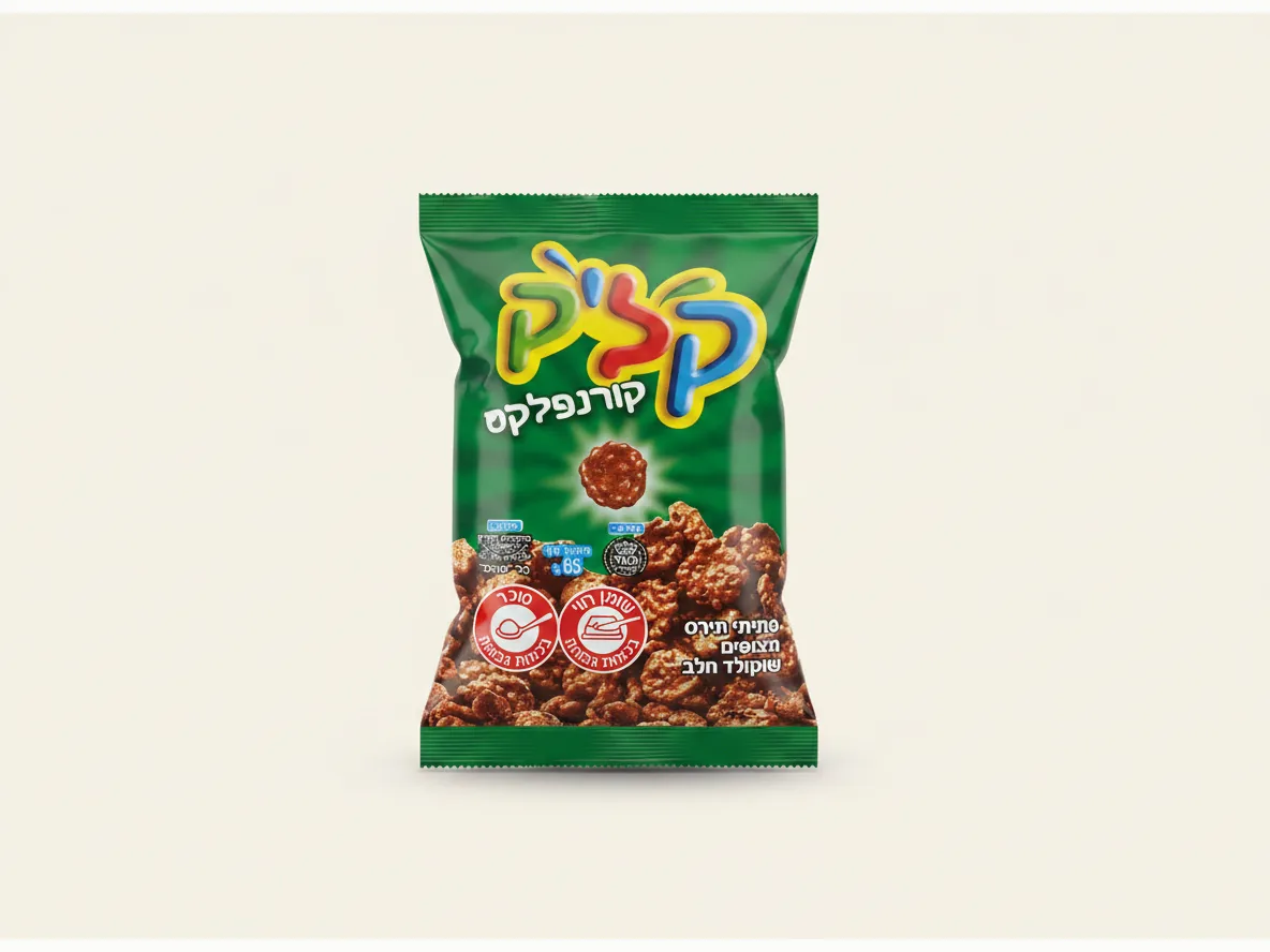 Klik Cornflakes, Corn flakes coated with milk chocolate