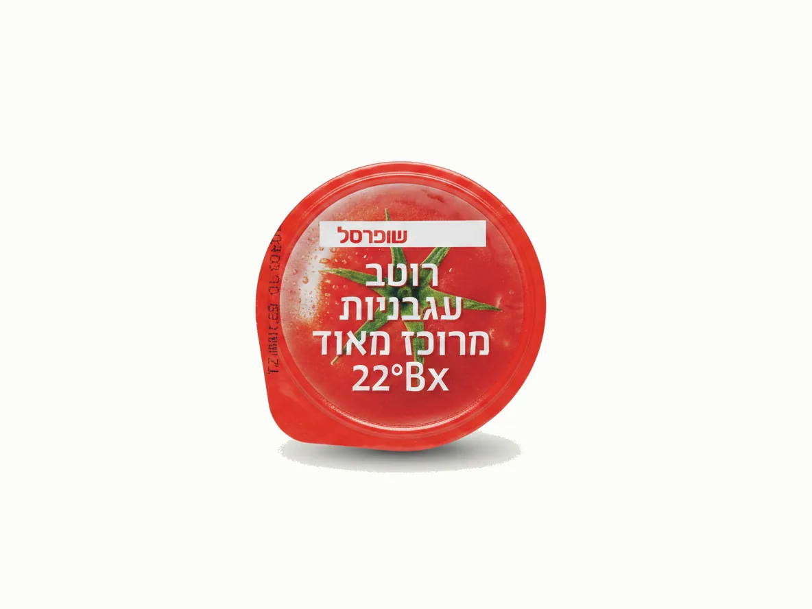 רסק עגבניות מרוכז מאוד 22°Bx