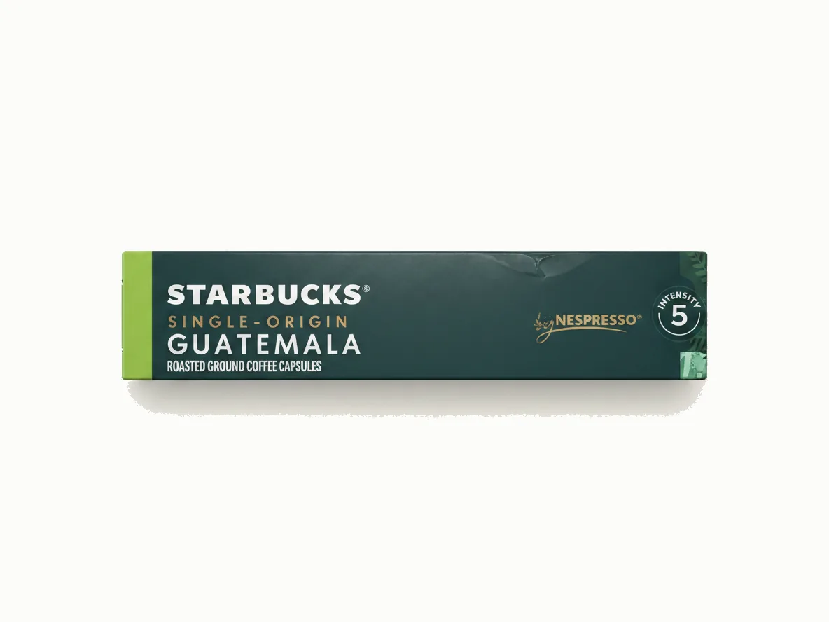 STARBUCKS SINGLE-ORIGIN GUATEMALA ROASTED GROUND COFFEE CAPSULES