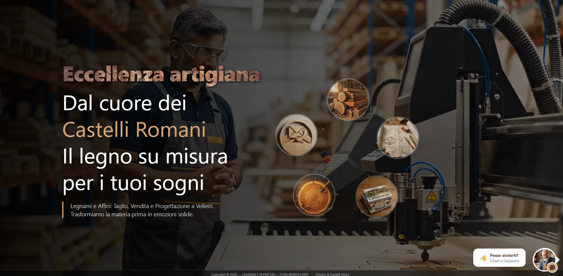 Legnami e Affini a Velletri: specialisti nell'artigianato e lavorazione del legno su misura. Affidati a noi per dare vita ai tuoi progetti in legno unici.