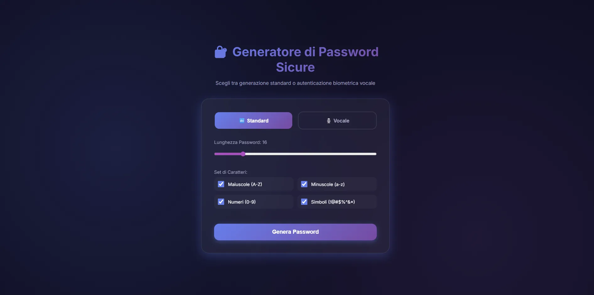 Generatore di Testi: il tool online veloce e affidabile per creare password sicure, complesse e casuali. Proteggi i tuoi account in un clic!