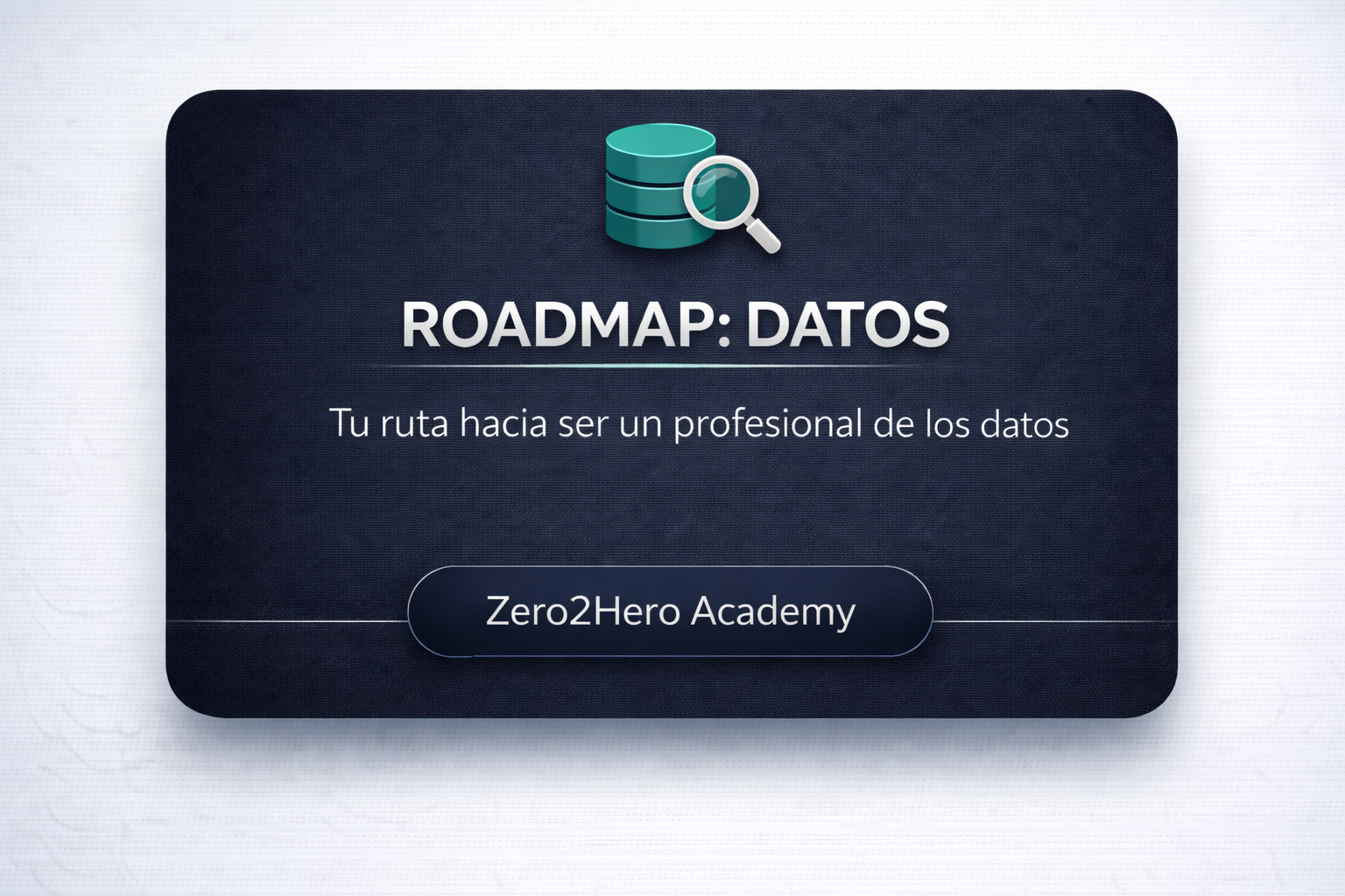 Roadmap: Datos