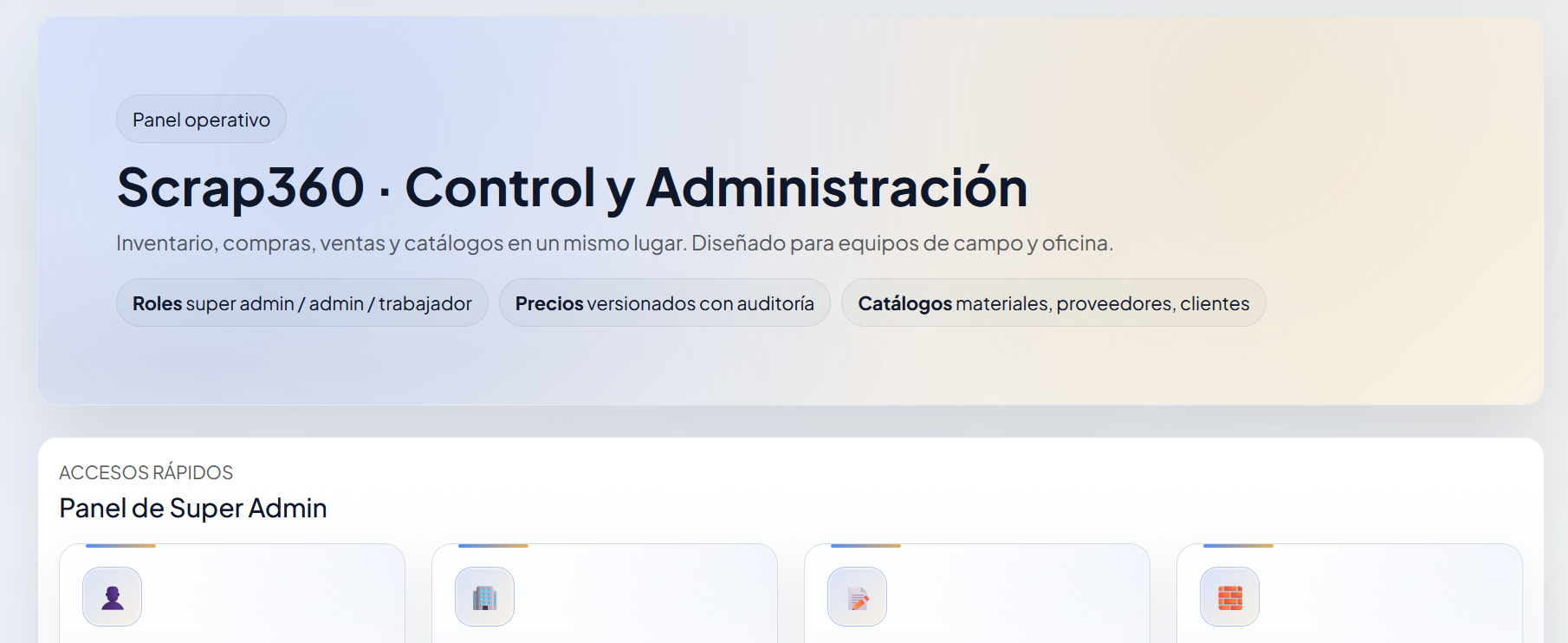 Vista previa de Scrap360