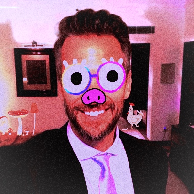 Happy blockchain dude 