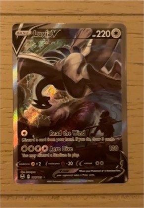 Lugia V (Alternate Full Art), graded 8.0