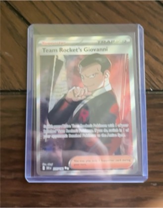 Team Rocket's Giovanni, graded 9.5
