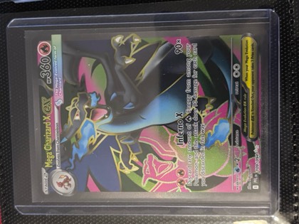 Mega Charizard X ex, graded 9.0