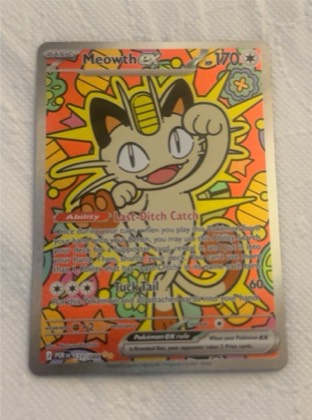 Meowth ex, graded 9.5