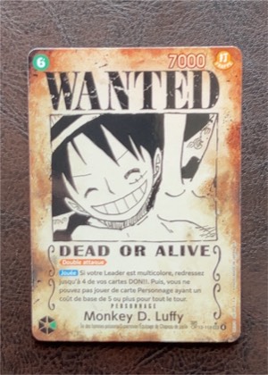 Monkey D. Luffy, graded 10.0