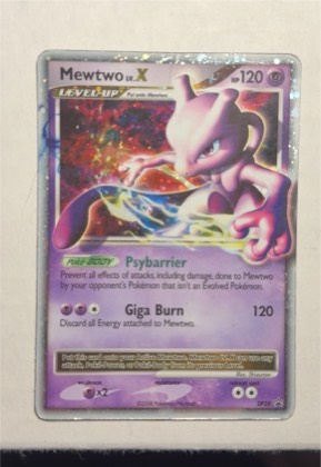 Mewtwo LV.X - DP28 graded 6 & below
