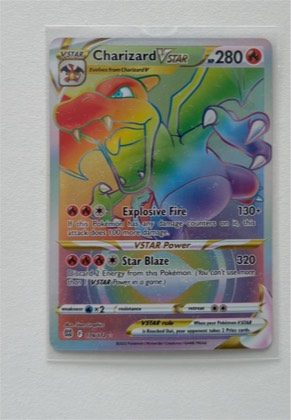 Charizard VSTAR, graded 8.5