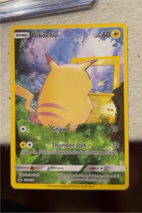 Pikachu, graded 7.5