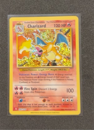 Charizard graded 8
