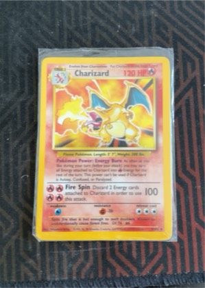Charizard, graded 3.5