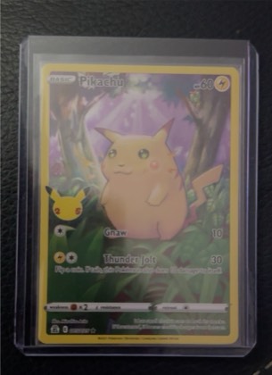 Pikachu, graded 8.5