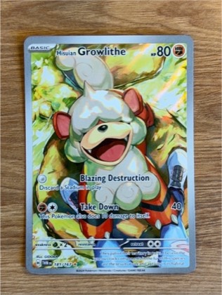 Hisuian Growlithe, graded 9.5