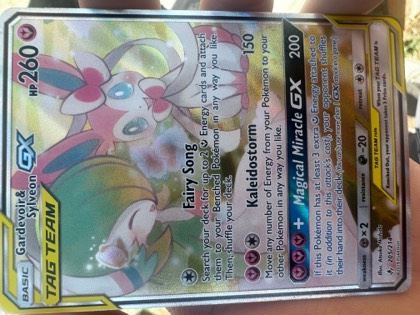 Gardevoir & Sylveon GX (205) (Alternate Full Art), graded 9.5
