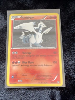 Reshiram, graded 7.5