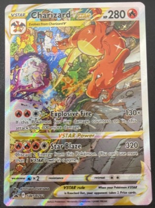 Charizard VSTAR, graded 9.0