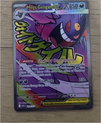 Mega Gengar ex - 269/217 graded 8.5