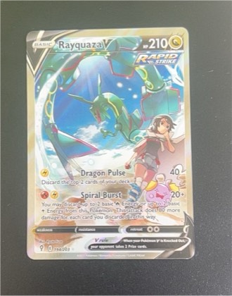 Rayquaza V graded 9