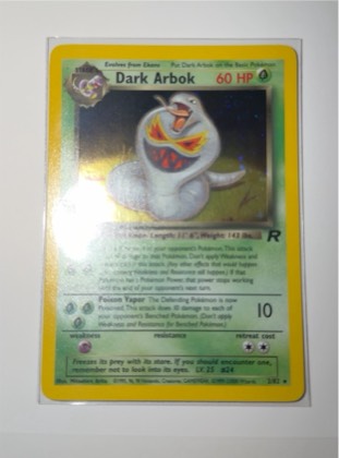 Dark Arbok (2), graded 9.0
